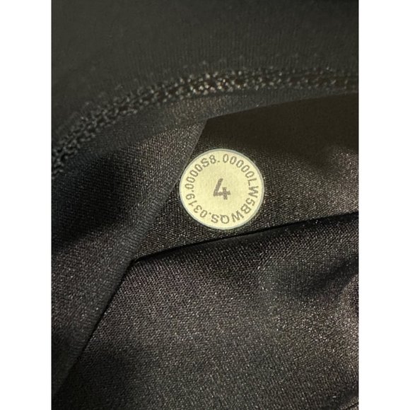 Lululemon Run to Reset Tight 25" Black Frozen Island Multi Size 4 - Picture 9 of 12